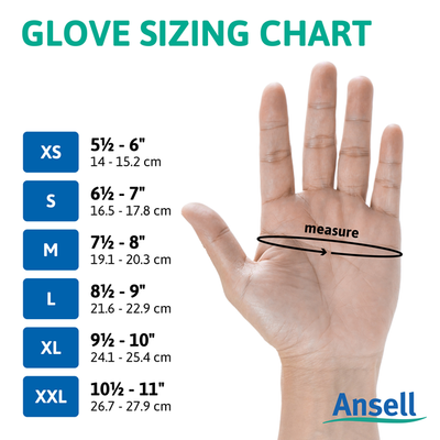 Ansell Touchntuff, 83-500 Sterile Polyisoprene Disposable Gloves, 8 Mil, 1 pair