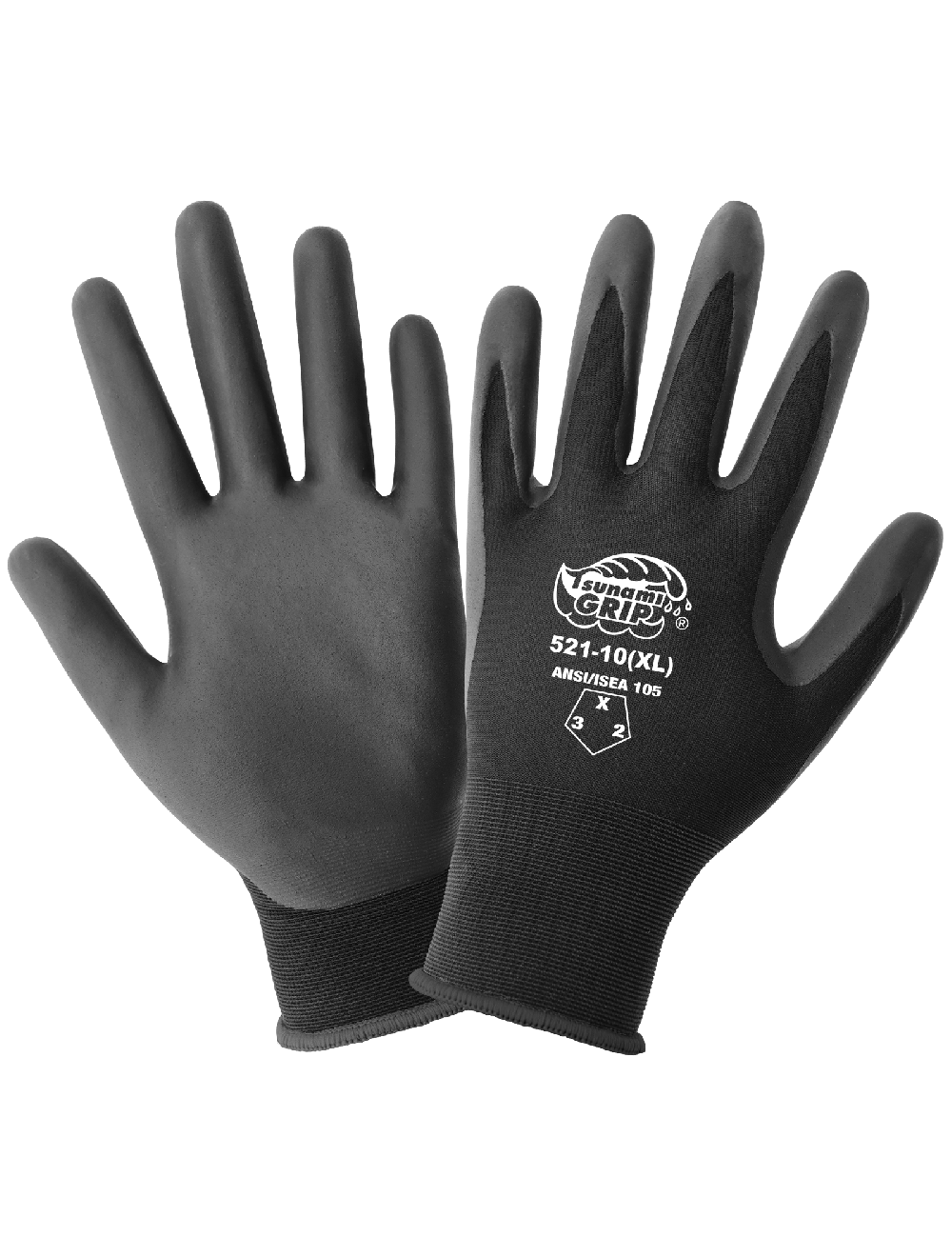 Tsunami Grip® Nitrile Coated General Purpose Gloves – 21-Gauge (521)&nbsp; - 1 Case