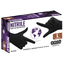 Nitrile, Powder-Free, Industrial-Grade, Black, Lightweight, 3.5-Mil, Textured Fingertips, 9.5-Inch Disposable Gloves - 705BPFE [1 case]