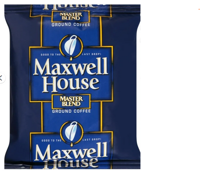 Maxwell House Master Blend Ground Coffee, 1.1 oz. Packets, 42 per Case